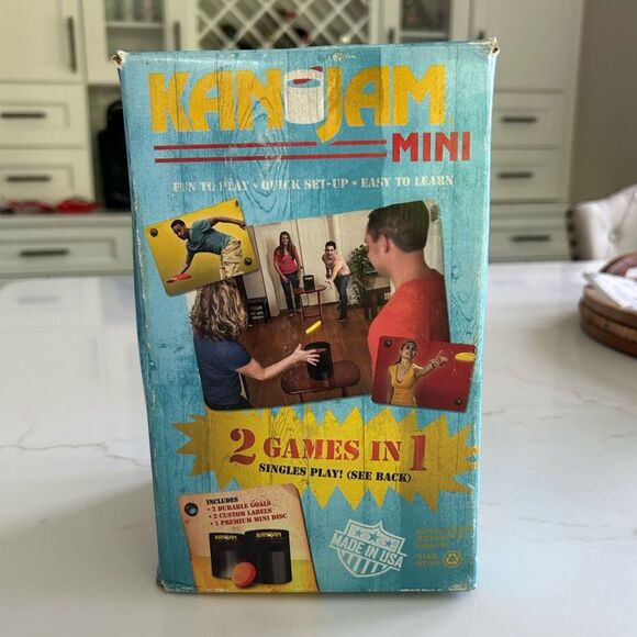 Kan Jam Tabletop Mini Disc Game Event Party Indoor Outdoor Fun with Box - Picture 2 of 6